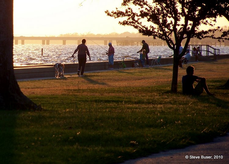 New Orleans Daily Photo Lakefront leisure in Mandeville